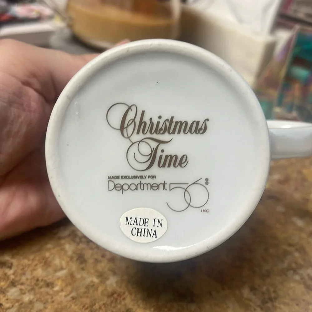 Department 56 Santa Time Christmas Mug